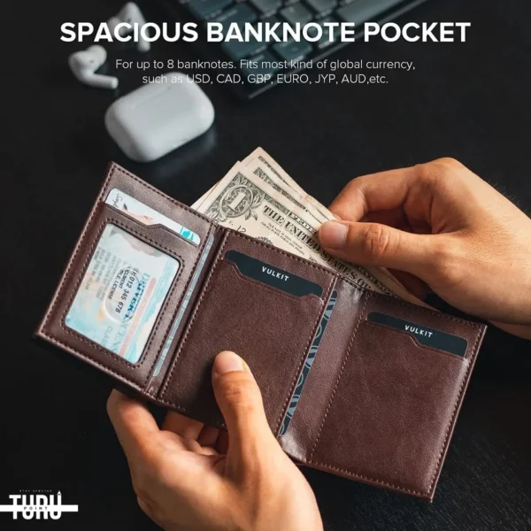 Pecan Brown : Card Holder Wallet + icard Tracker - iphone | ipad - Image 6