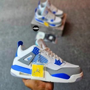 Air Jordan Retro 4 IV White Military Blue
