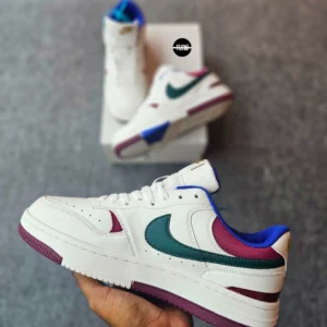 Gamma Force White Multicolor Lace Up Low