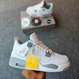 Air Jordan 4 Retro GS White Oreo
