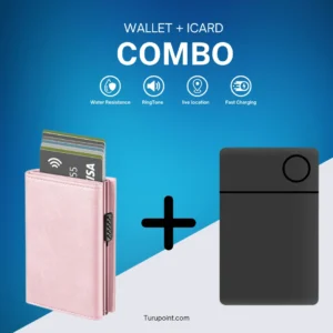 Candyfloss Pink : Card Holder Wallet + icard Tracker - iphone | ipad