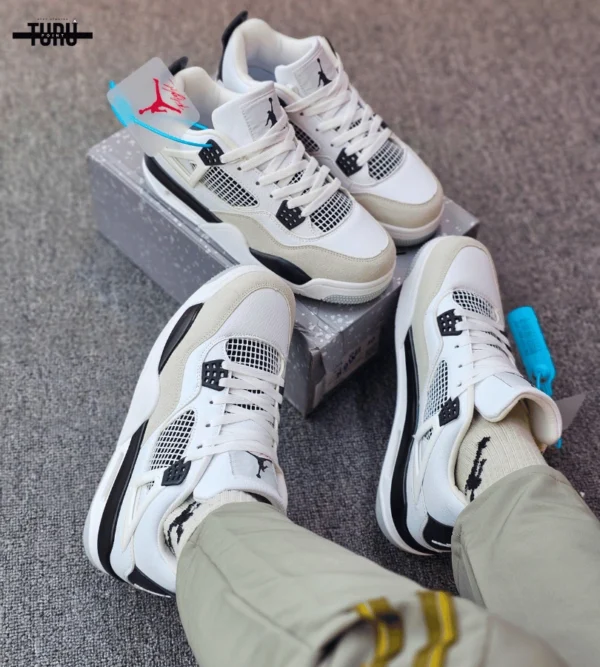 AJ-4 RETRO MILITARY WHITE - Image 4