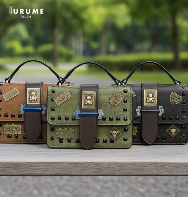 Minissimi Fashion Bolsos Vintage PU Leather Bag