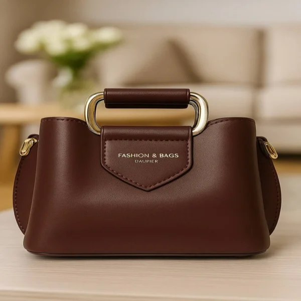 Single Shoulder Bag Solid Color Chain Women's Crossbody Bag - Image 4
