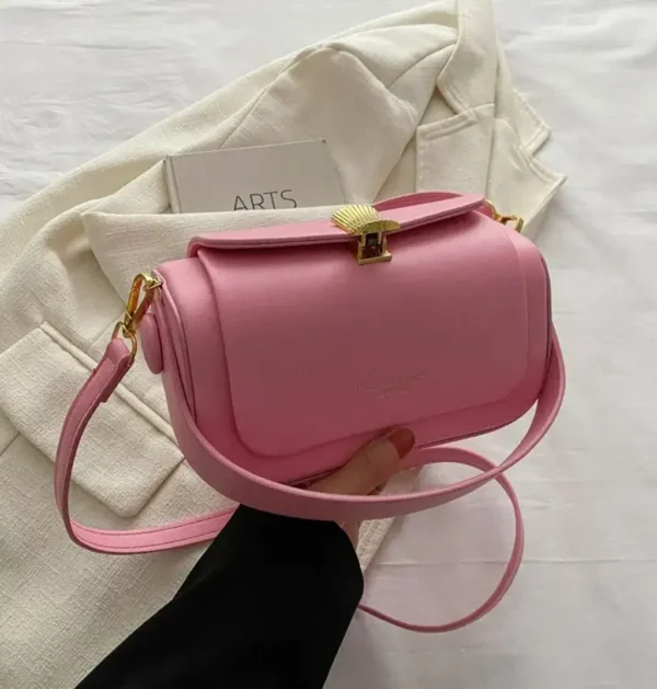 Retro Crossbody Shoulder Bag-Small Square Bag - Image 4