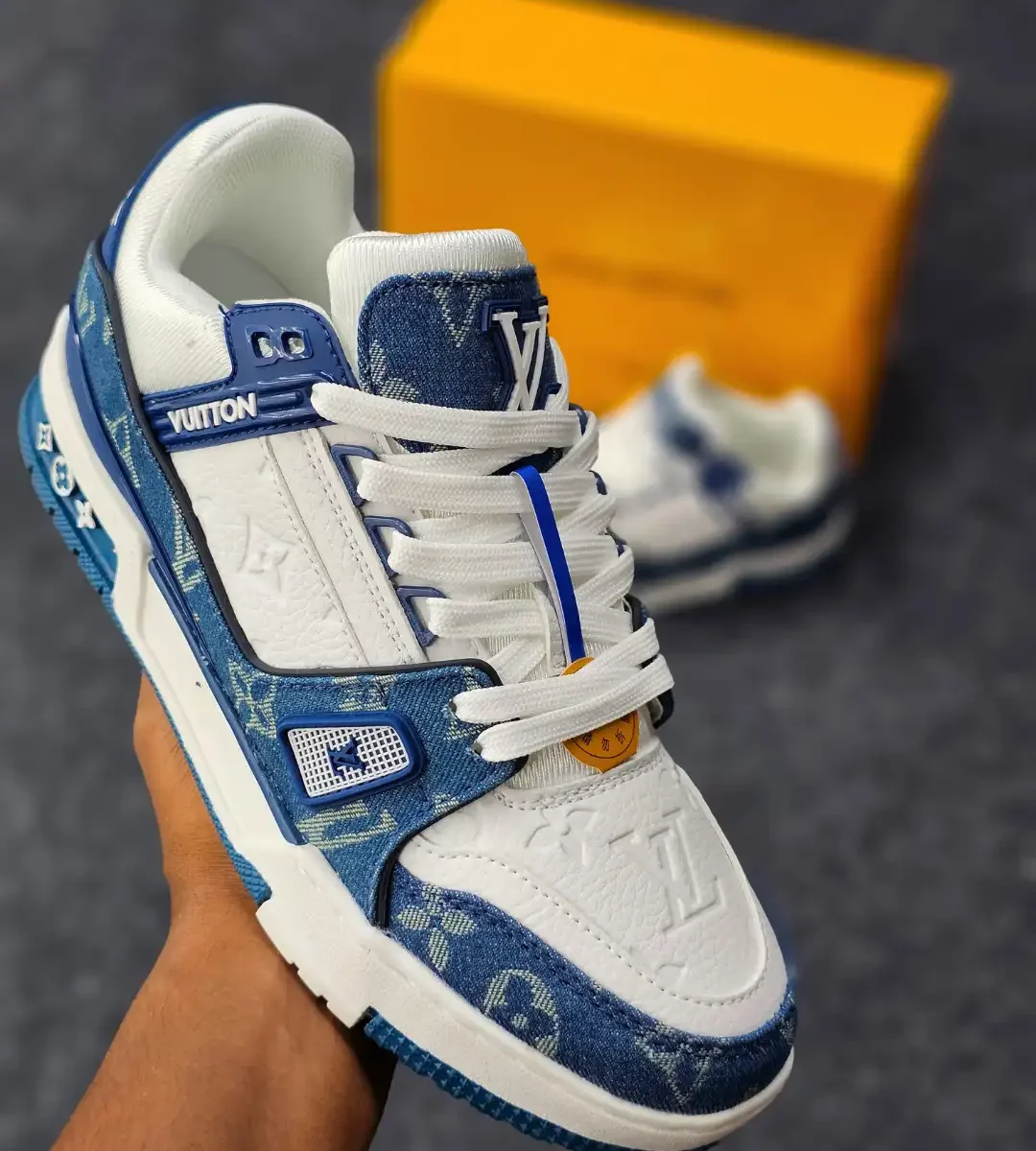 LV TRAINER ‘DENIM BLUE’ | TOP