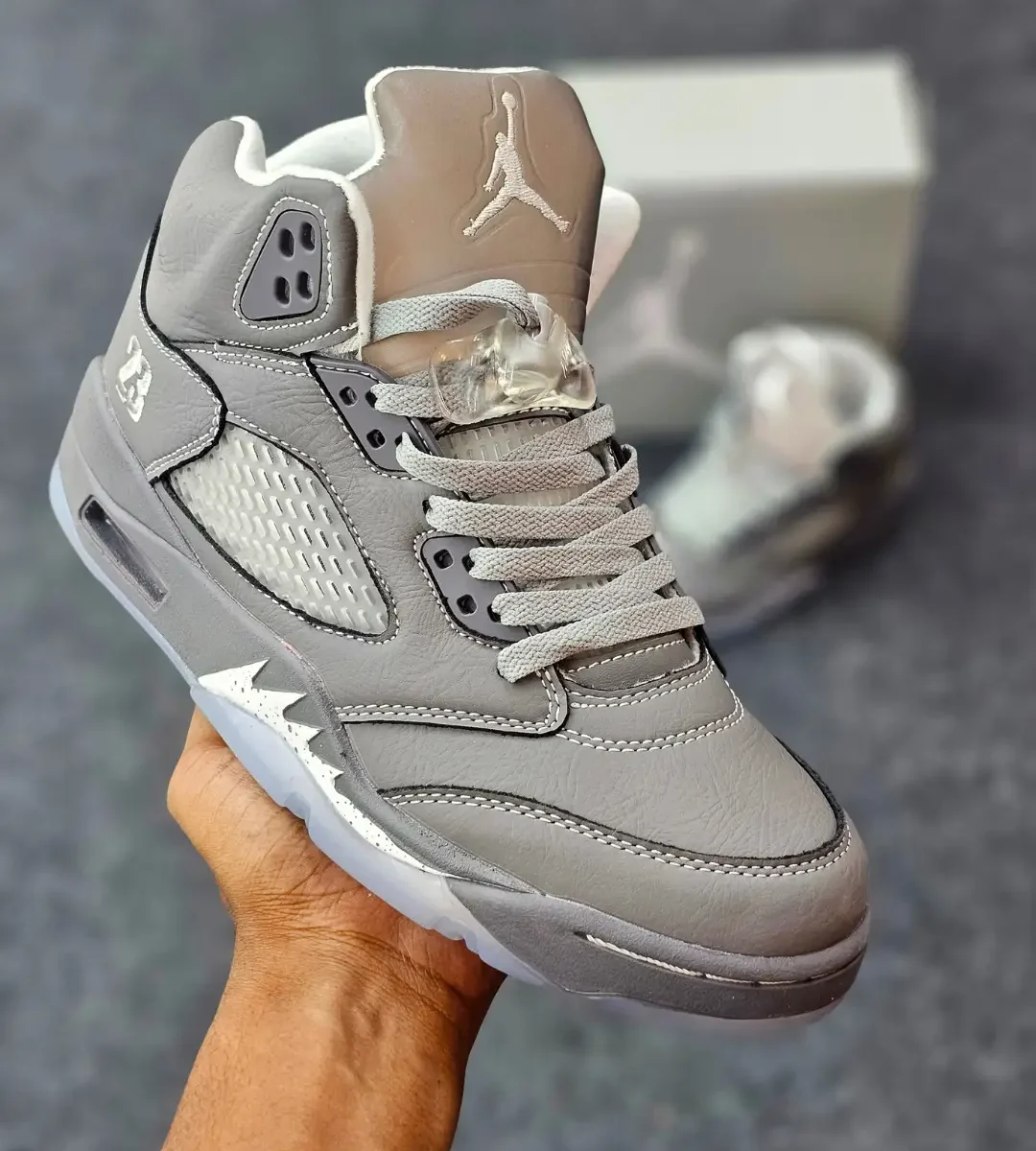 Air Jordan 5 Retro 'Wolf Grey' : TOP