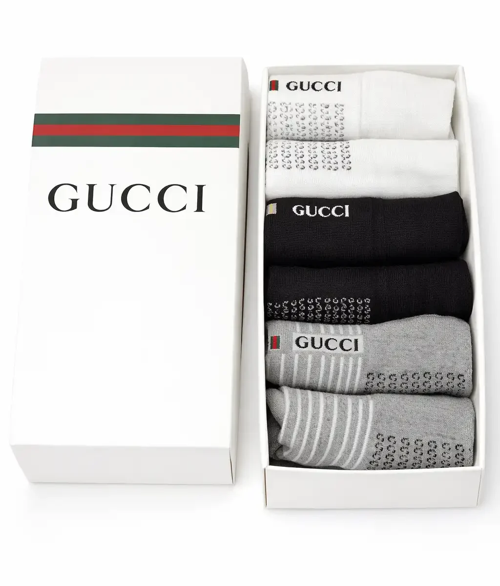 Gu*cchi New Sock Set (6-Pack)