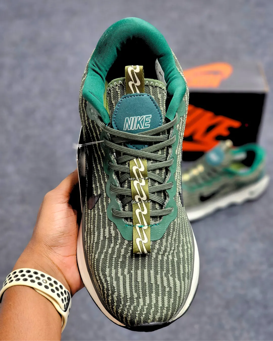 Motiva walking shoes Bamboo Green - Image 2