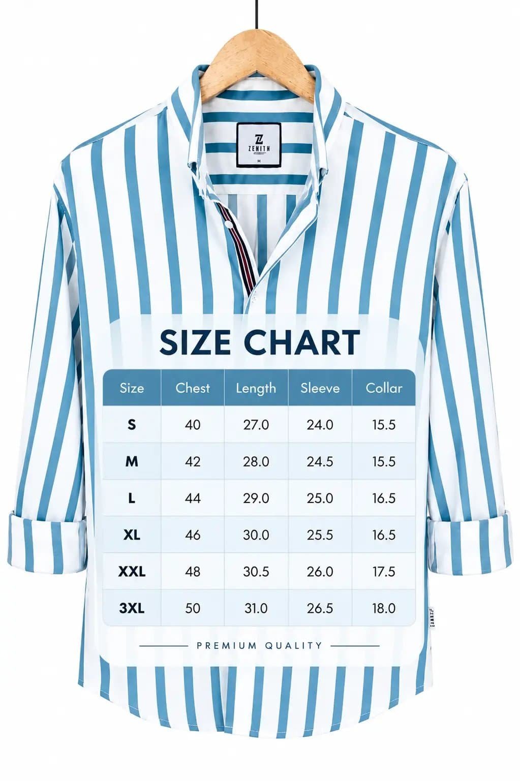 SkyLine Classic Stripe Shirt - Image 6